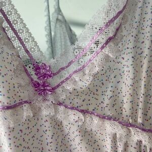 Long slip vintage nightgown - medium - large